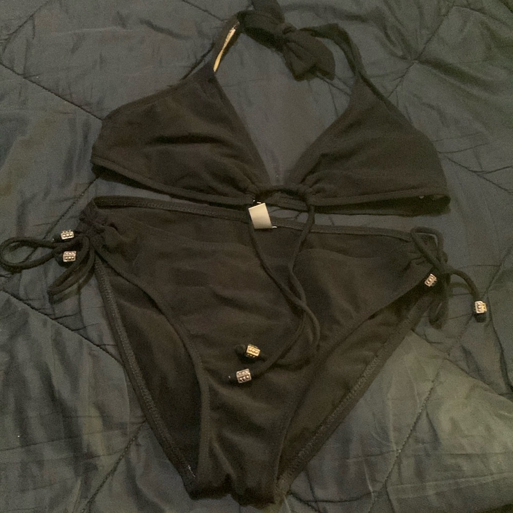 Athena black bikini. Size small